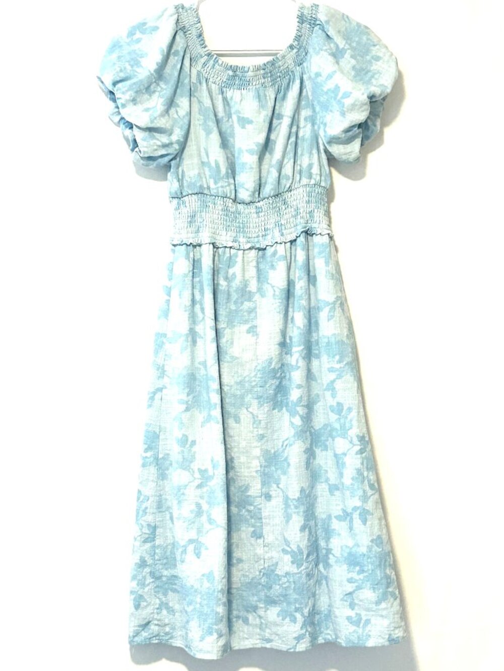 INC cotton dress Jolene Floral midi, size medium - Picture 3 of 5